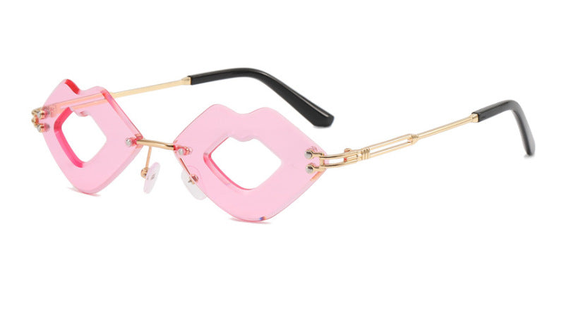 Wholesale Lip Cut Edge Metal PC Sunglasses